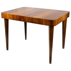 Walnut Folding Dining Table by Jindřich Halabala for UP Zavody, 1940s