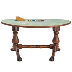 American Black Jack Game Table in Mahogany