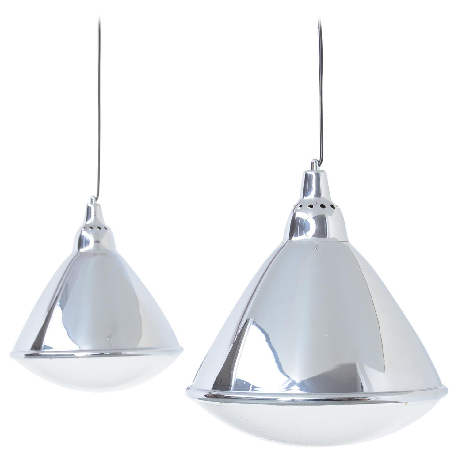 Pair of Headlight Pendant Lamps by Ingo Maurer for Design M
