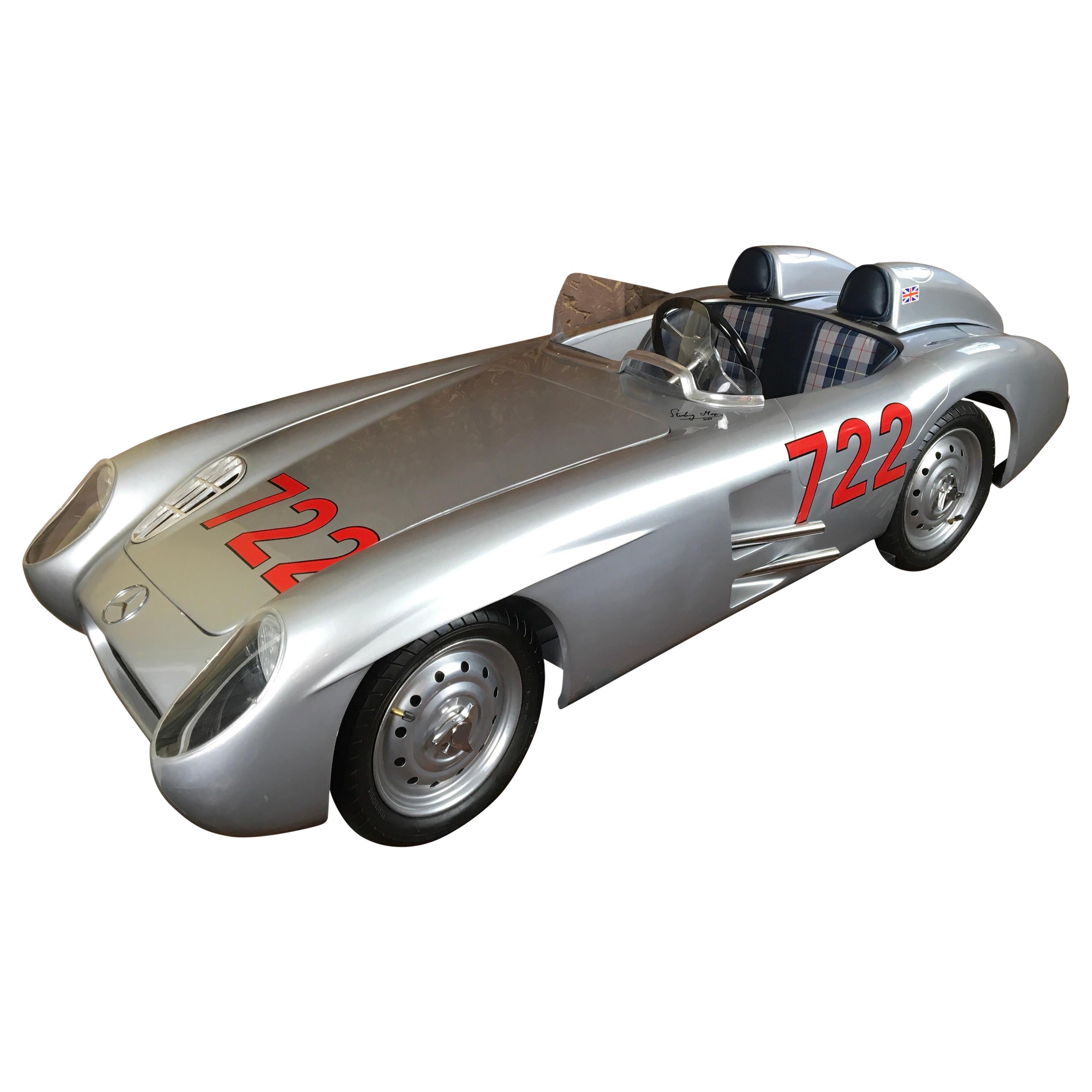 1/2 Scale Mercedes-Benz 300 SLR 722 Junior Car, Signed by Sir Stirling Moss 
