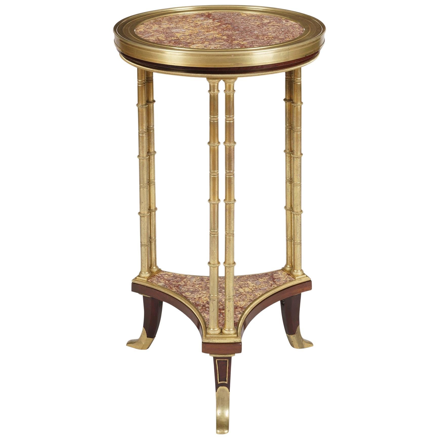 19th Century Guéridon Side Table by Henry Dasson
