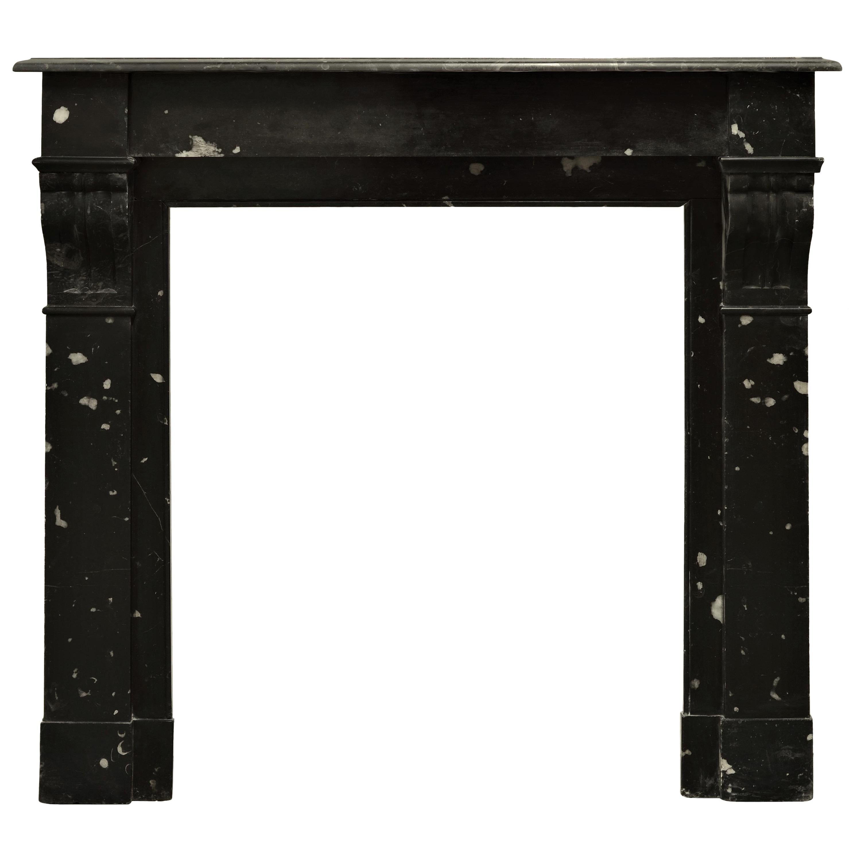 Petit French Marble Fireplace Mantel