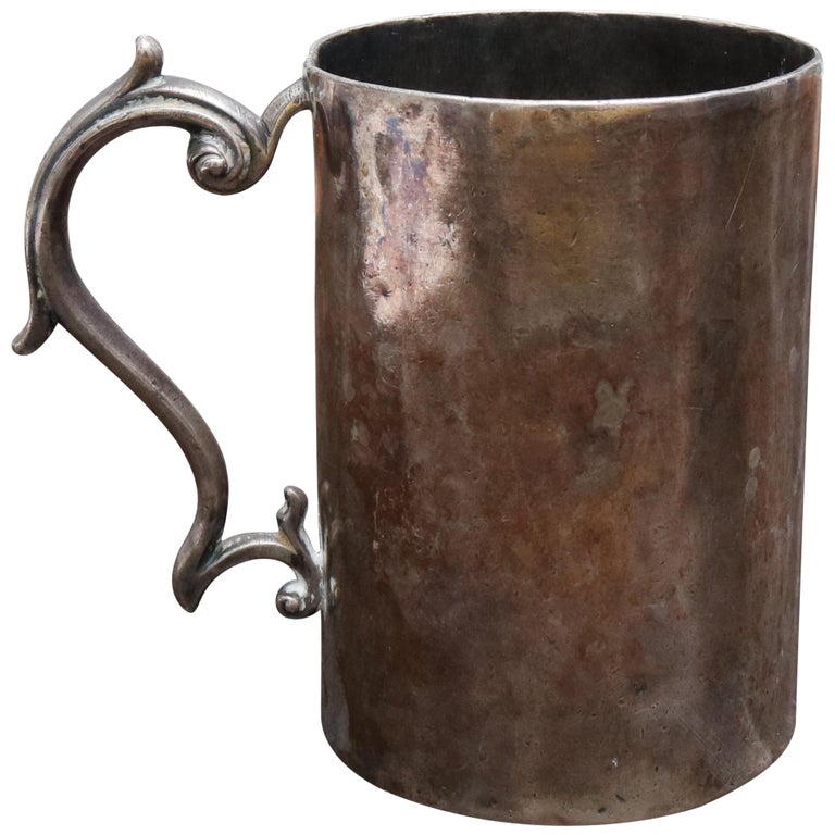 18th Century Silver Cup with Handle Possibly Bolivian at 1stDibs