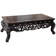 Chinese Rosewood Coffee Table - Mid Century Chinese Rosewood Coffee Table Traditional Form Vinterior - Complementary to furnishings in any contemporary settings, this cocktail table is a fine example of ming style.