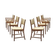 Scandinavian Set of Six Teak Dining Chairs by Kai Lingfeld Larsen