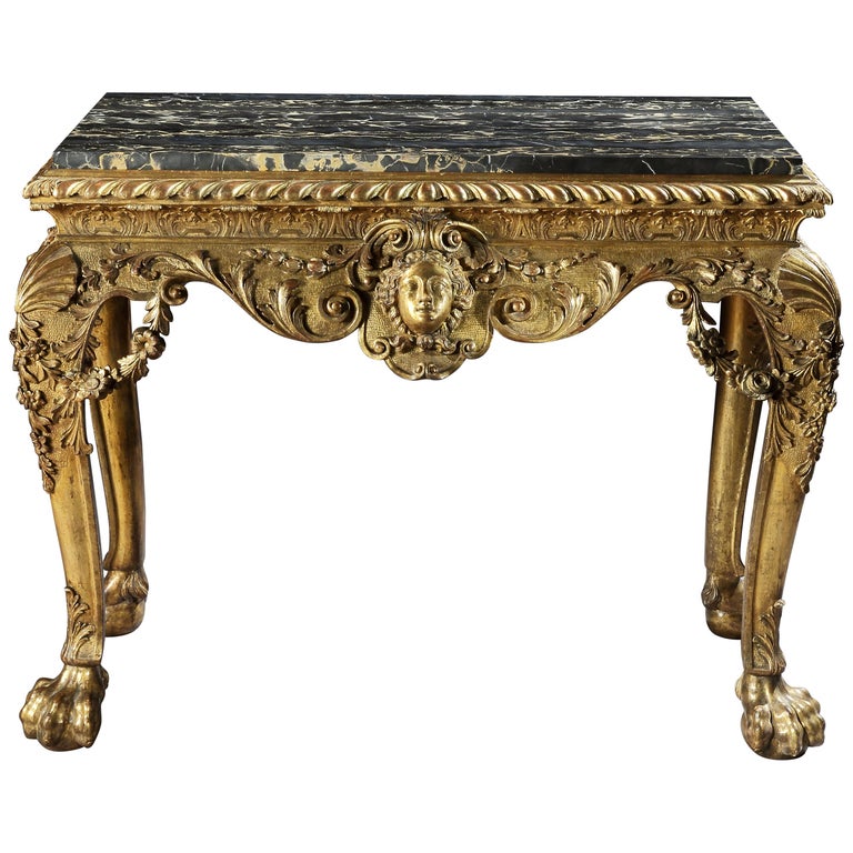 18th Century II Giltwood Console Table in the Manner of William