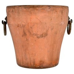 Cast Iron Garden Planter with Terracotta Finish