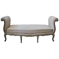 Antique 18th Century French Louis XV Style Daybed or Settee