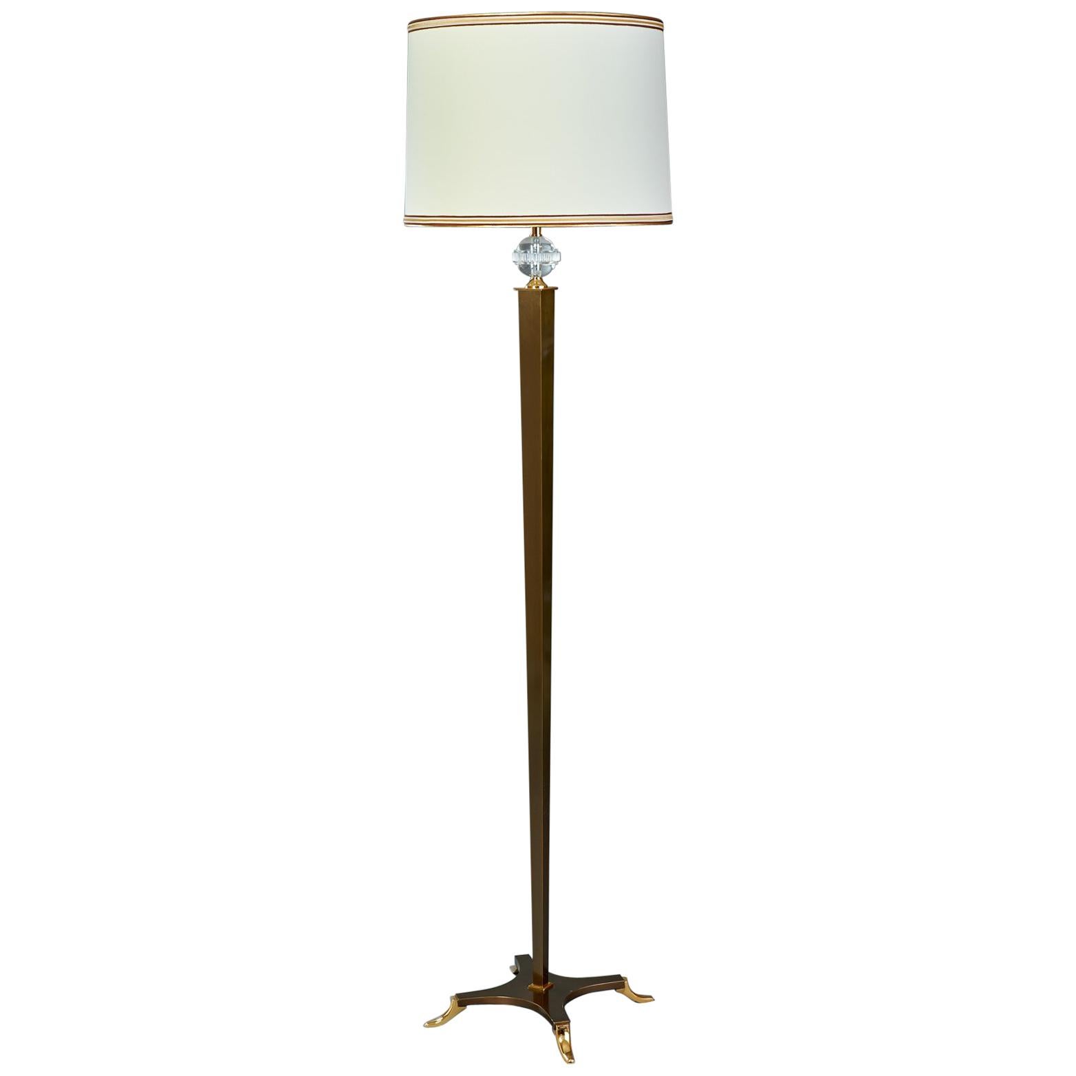 Elegant Floor Lamp by Dominique, France, 1950s