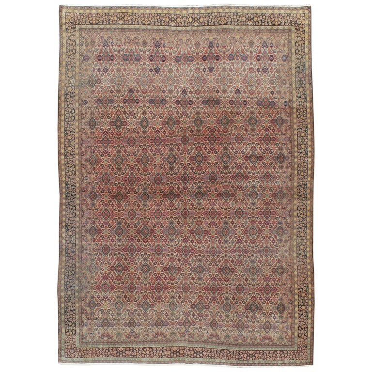 Antique Indian Lahore Carpet For Sale at 1stDibs