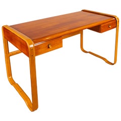 Ralph Lauren Leather and Wood Desk