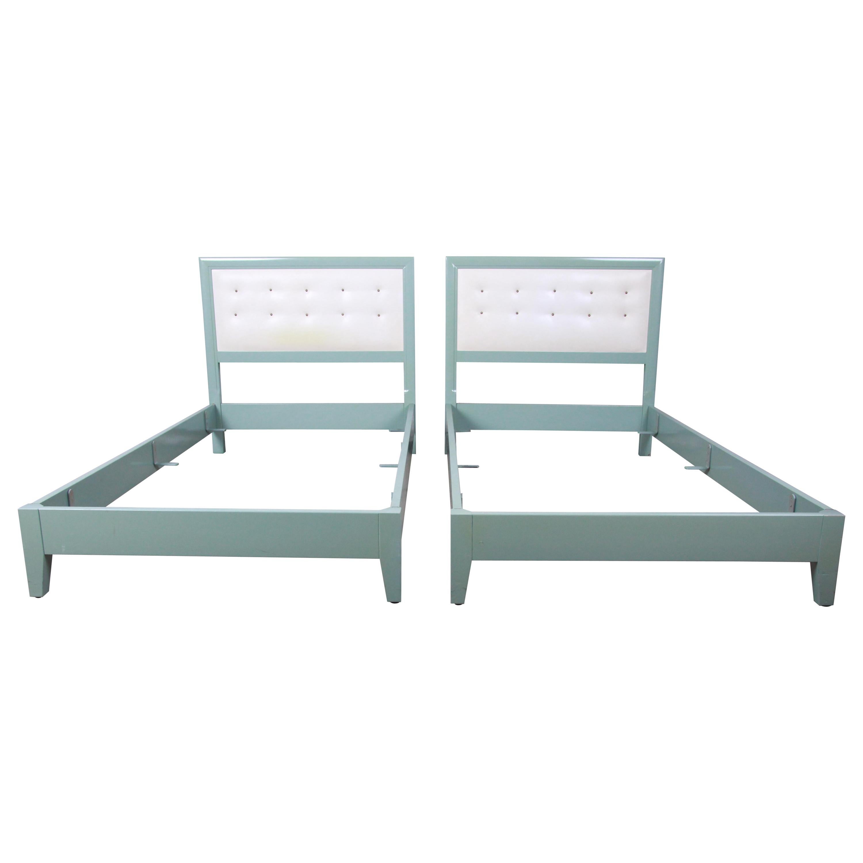 Kittinger Mandarin Collection Twin Beds, Pair