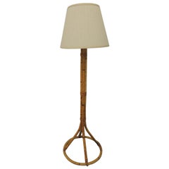 Vintage Tall Bamboo Floor Lamp