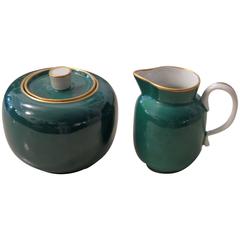 Sugar Bowl and Creamer by Giovanni Gariboldi for Richard Ginori