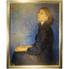 Portrait of a Woman Dated 1954 Signed By Juli Ramis 1910-1990