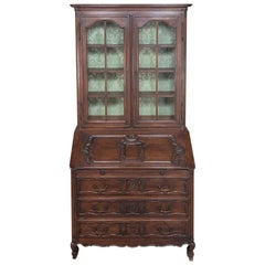 Antique Country French Provincial Secretary, Bookcase