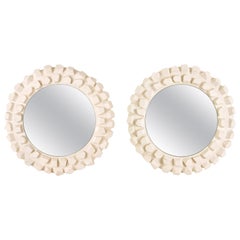 Pair of Jacques Darbaud Mirrors, France, circa 2015