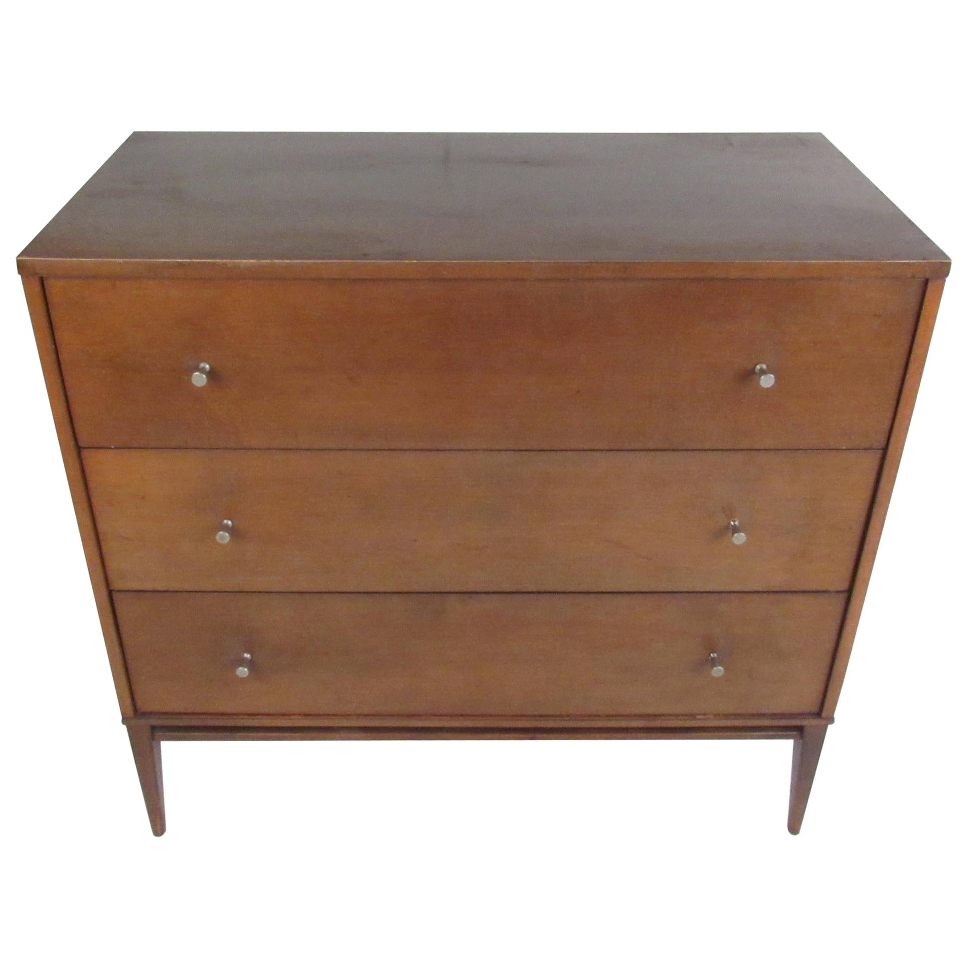 Midcentury Walnut Chest of Drawers by Paul McCobb