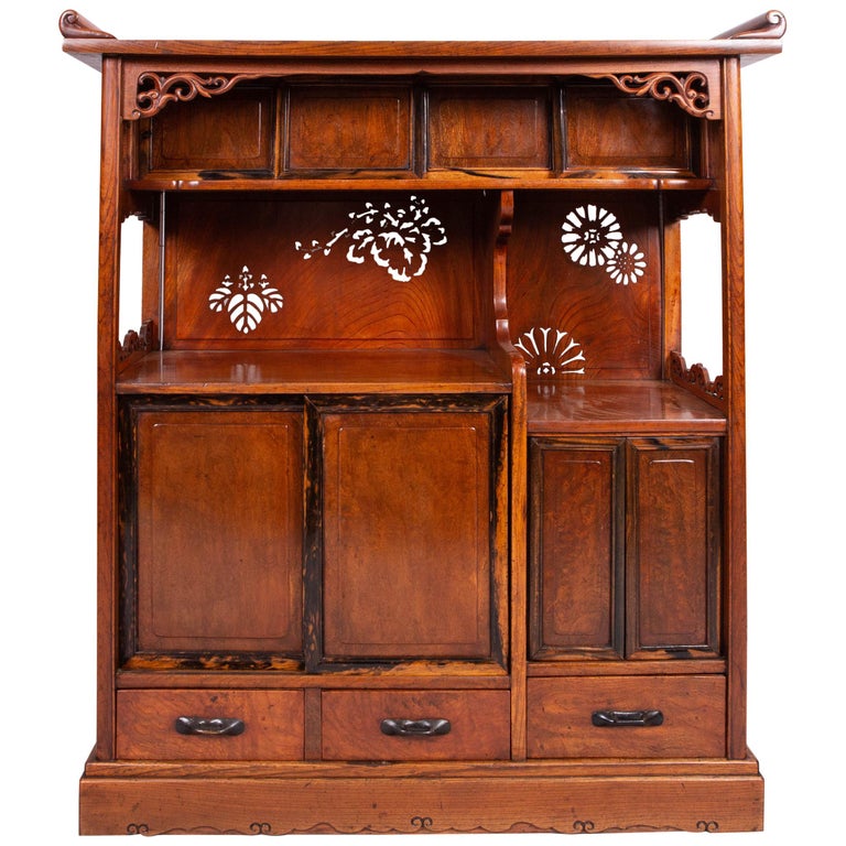 Japanese Tana 'Tea Made of Keyaki Wood For Sale at 1stDibs