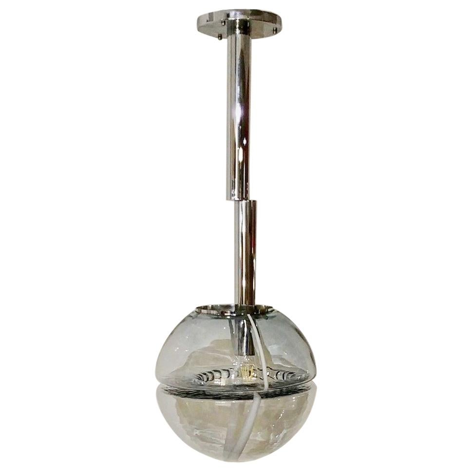 Lustre à suspension Murrain Mazzega de Carlo Nason, période spatiale, Italie, années 1960 en vente