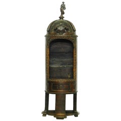 Antique Niche Statue Display Tower French Chateau Chapel Walnut, 18th Century