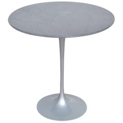  Knoll Saarinen Grey Marble Tulip Table