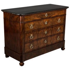 Belgian Black Marble Case Pieces and Storage Cabinets