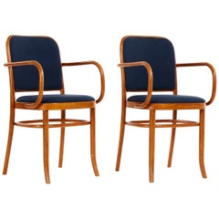 Set of Five Bentwood Dining Chairs Josef Hoffmann Style