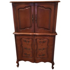 20th Century French Provincial Style Chest on Chest