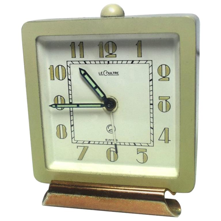 Rare Art Deco Clock by Jaeger-LeCoultre, circa 1930