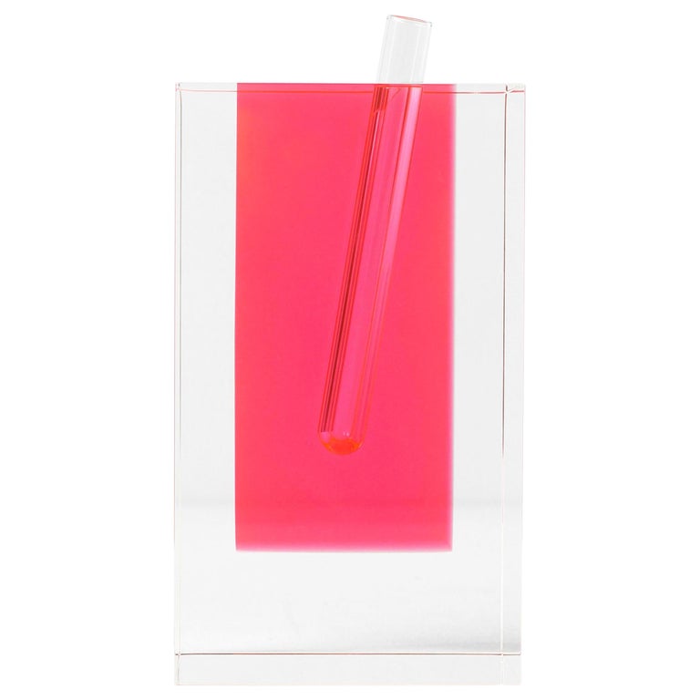 Shiro Kuramata Pink Vase At 1stdibs