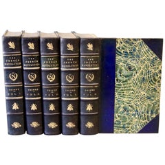 Books, The History of the French Revolution, Collection Antique Leatherbound Set