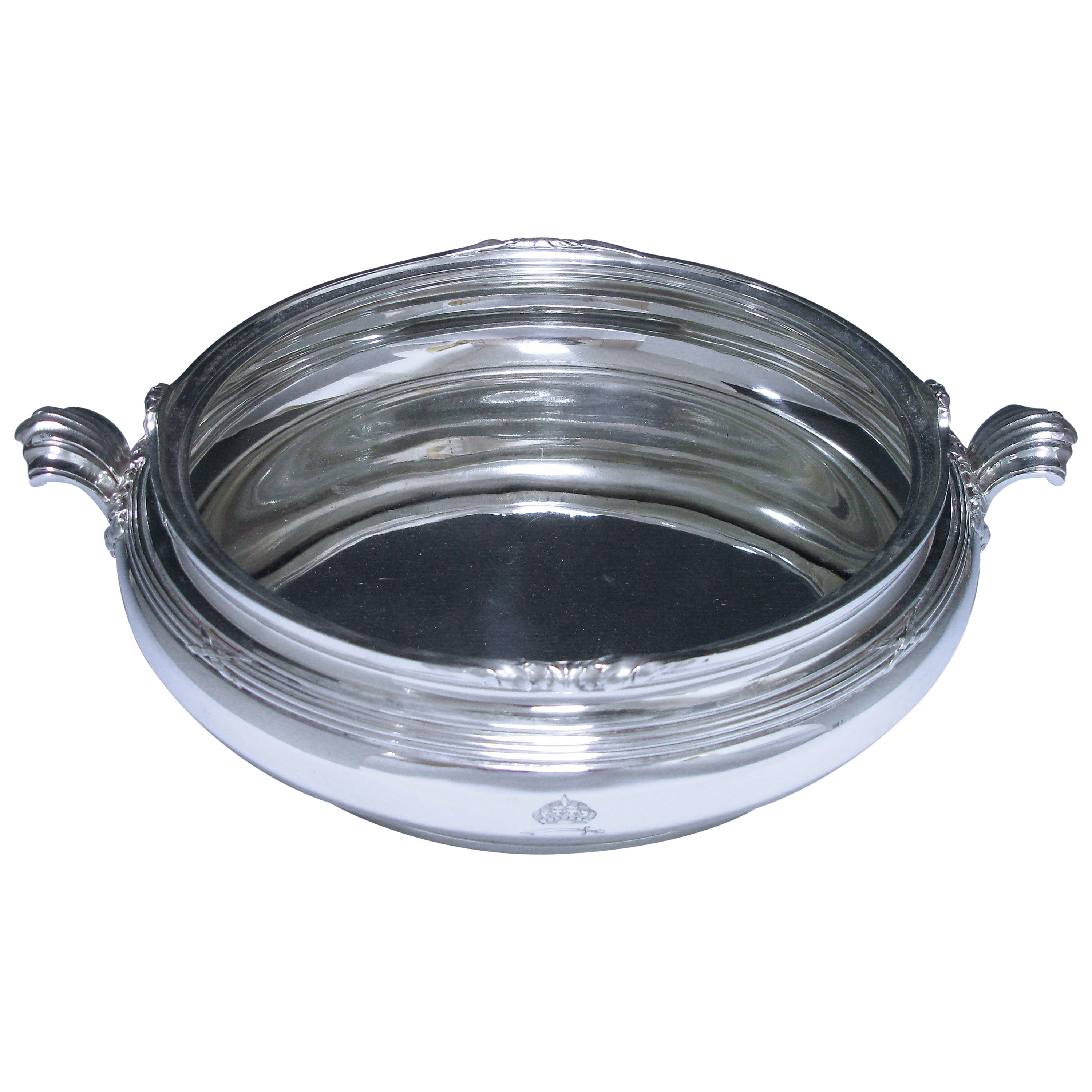 Antique French Silver Dish by Paul Canaux & Cie, circa 1905 For Sale