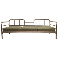 Tubular Steel Couch / Daybed by Robert Slezak, 1930s