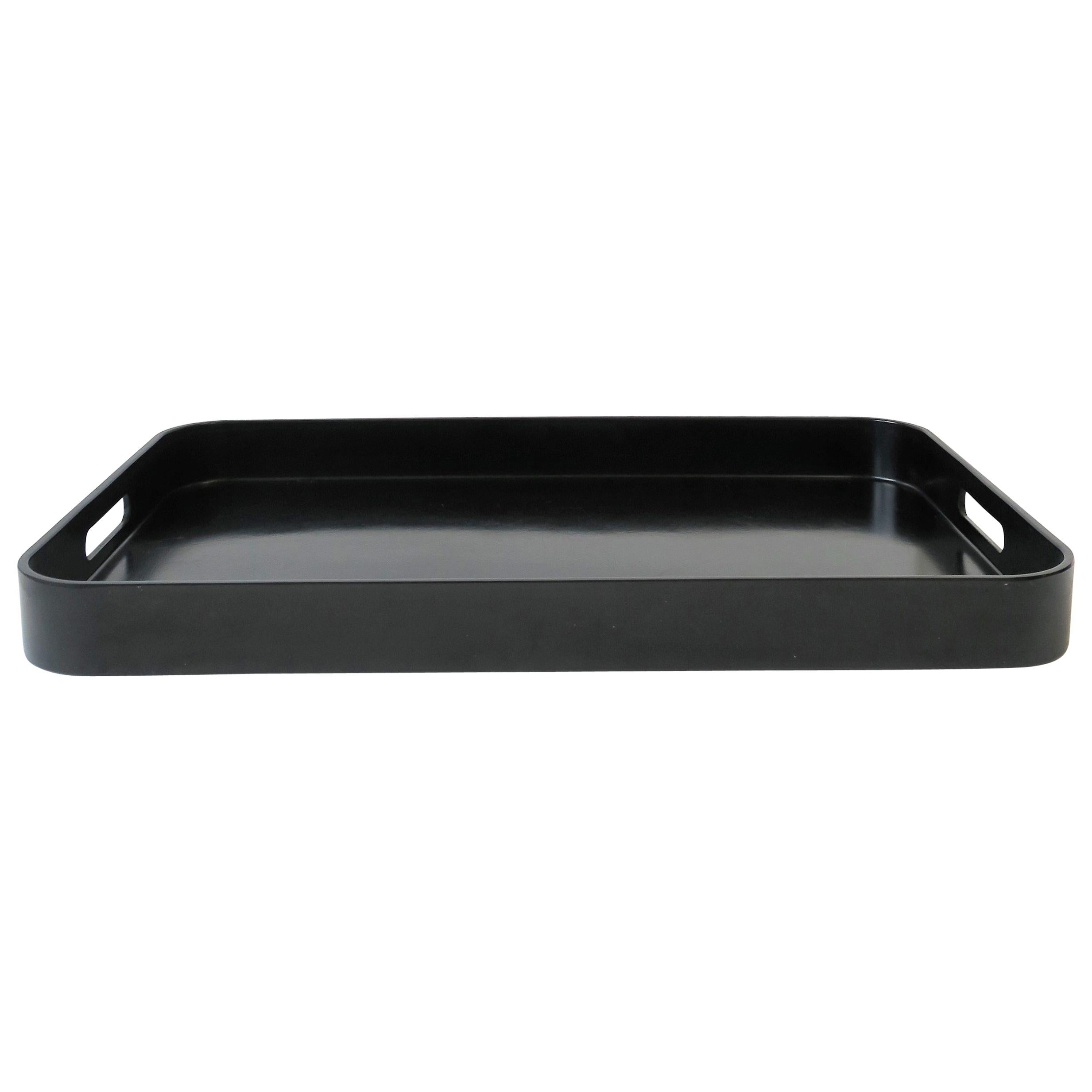 Black Modern Tray