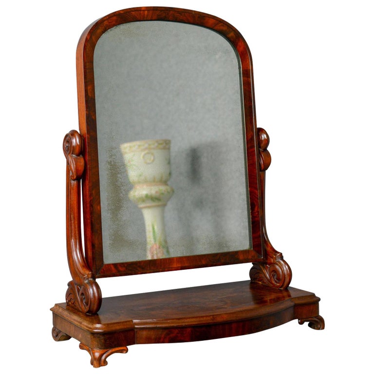 Antique Dressing Table Mirror Victorian Vanity Toilet Art Nouveau Circa 1890 Antique Dressing Table Mirror Victorian Vanity Toilet Art Nouveau Circa 1890