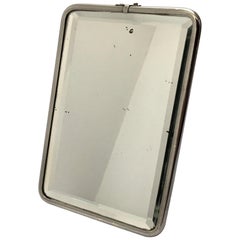 Vintage 1950s Beveled Barber Mirror