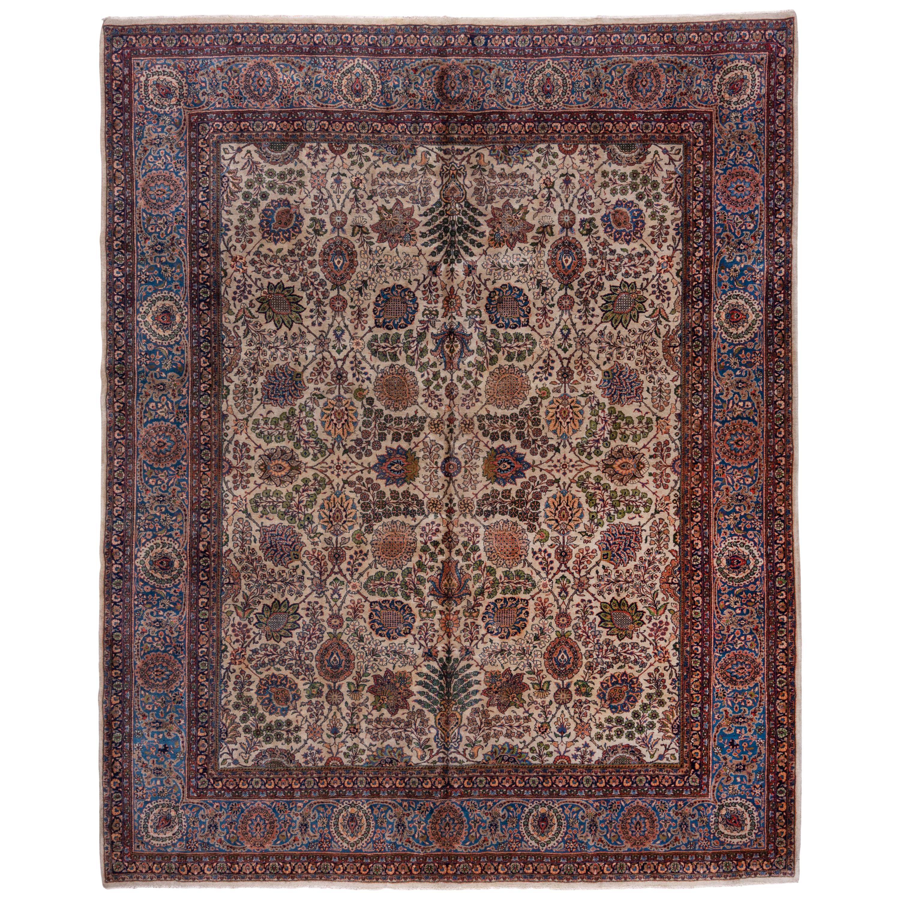 Antique Persian Kazvin Carpet, circa 1930s