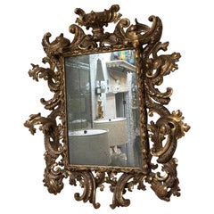 Rococo Gold Bow-Carved Vanity Mirror- CharmyDecor