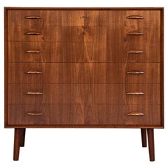 Midcentury Danish Chest of 6 Drawers in Teak by Johannes Sorth for Nexø
