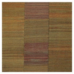 Contemporary Handwoven Flat-Weave Persian Kilim Rug