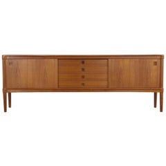 Mid-Century Modern Scandinavian Teak Sideboard by H.W. Klein for Bramin, Denmark