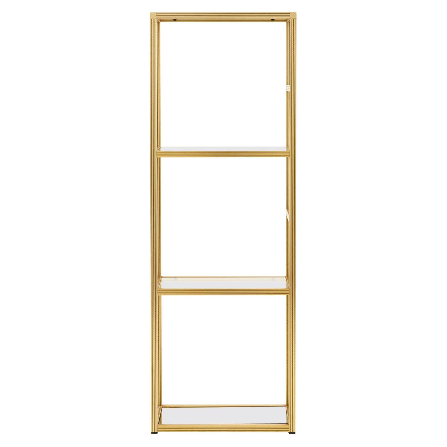 Midcentury French Brass Etagere