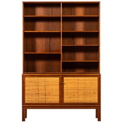 Vintage Alf Svensson Sideboard with Bookcase Produced by Bjästa in Sweden