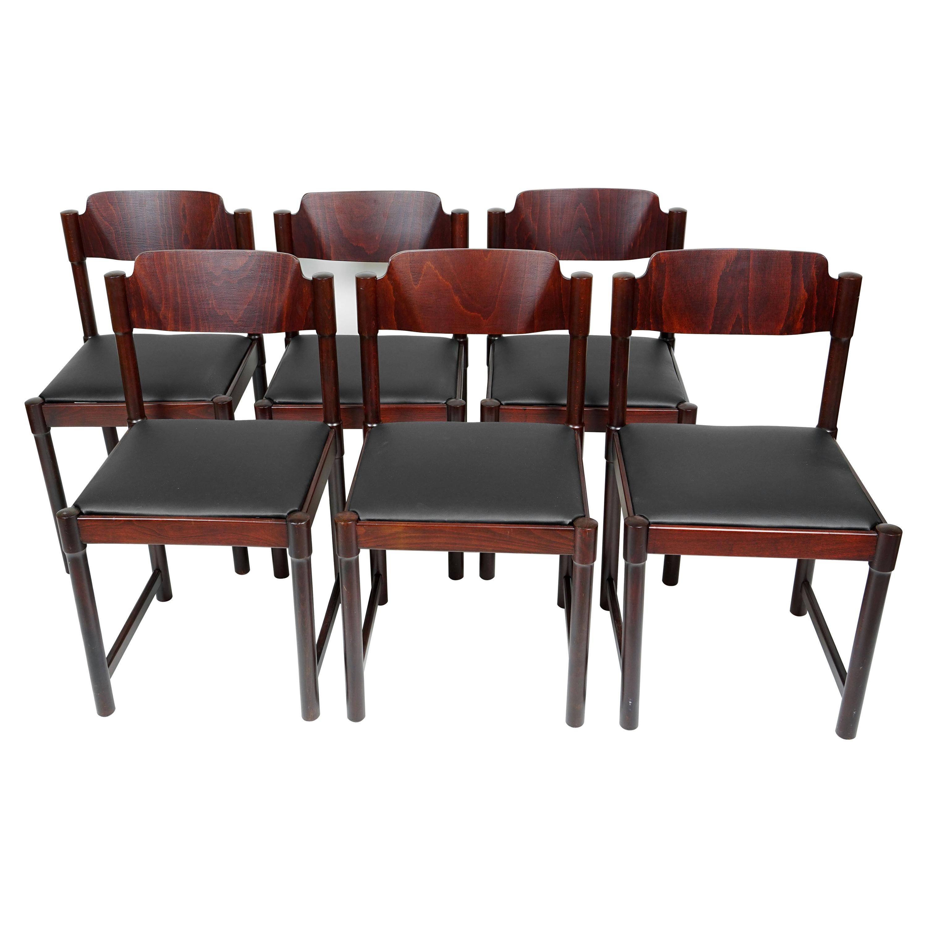 Set of Six Dining Chairs by Antonin Suman, 1970s For Sale