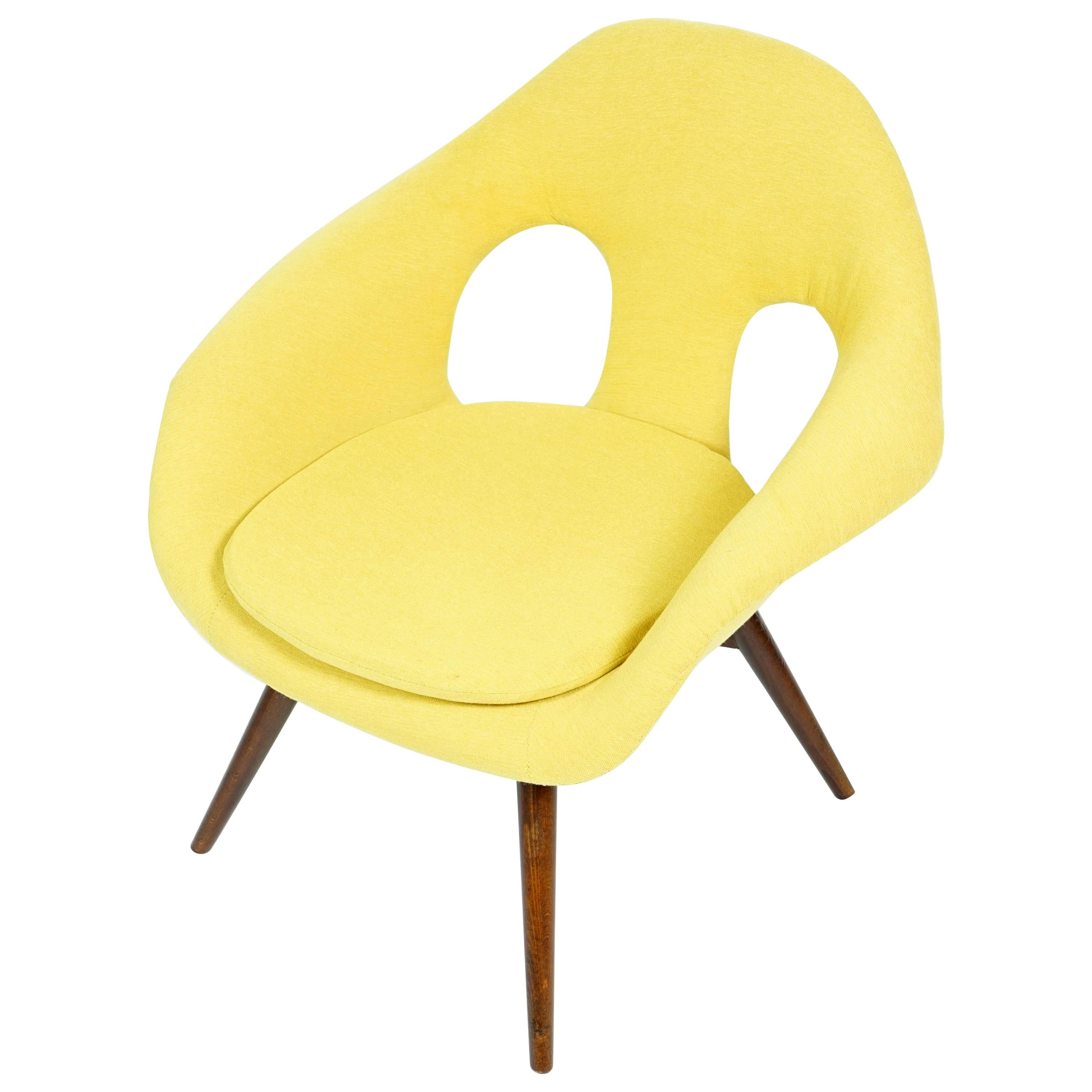 Mid-Century Modern Shell Chair František Jirak, 1960s For Sale