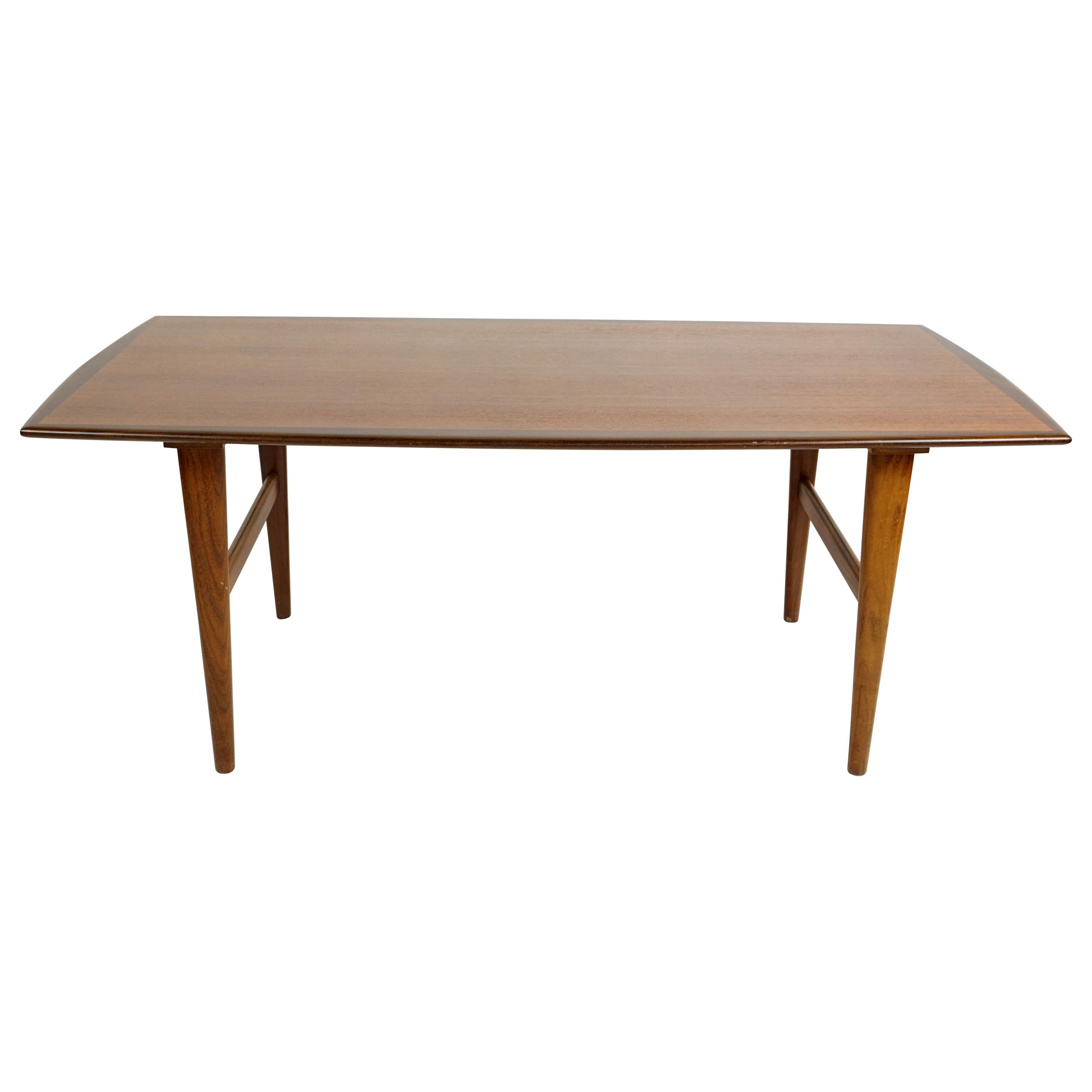 Mid-Century Modern Scandinavian Teak Coffee Table, 1960s For Sale