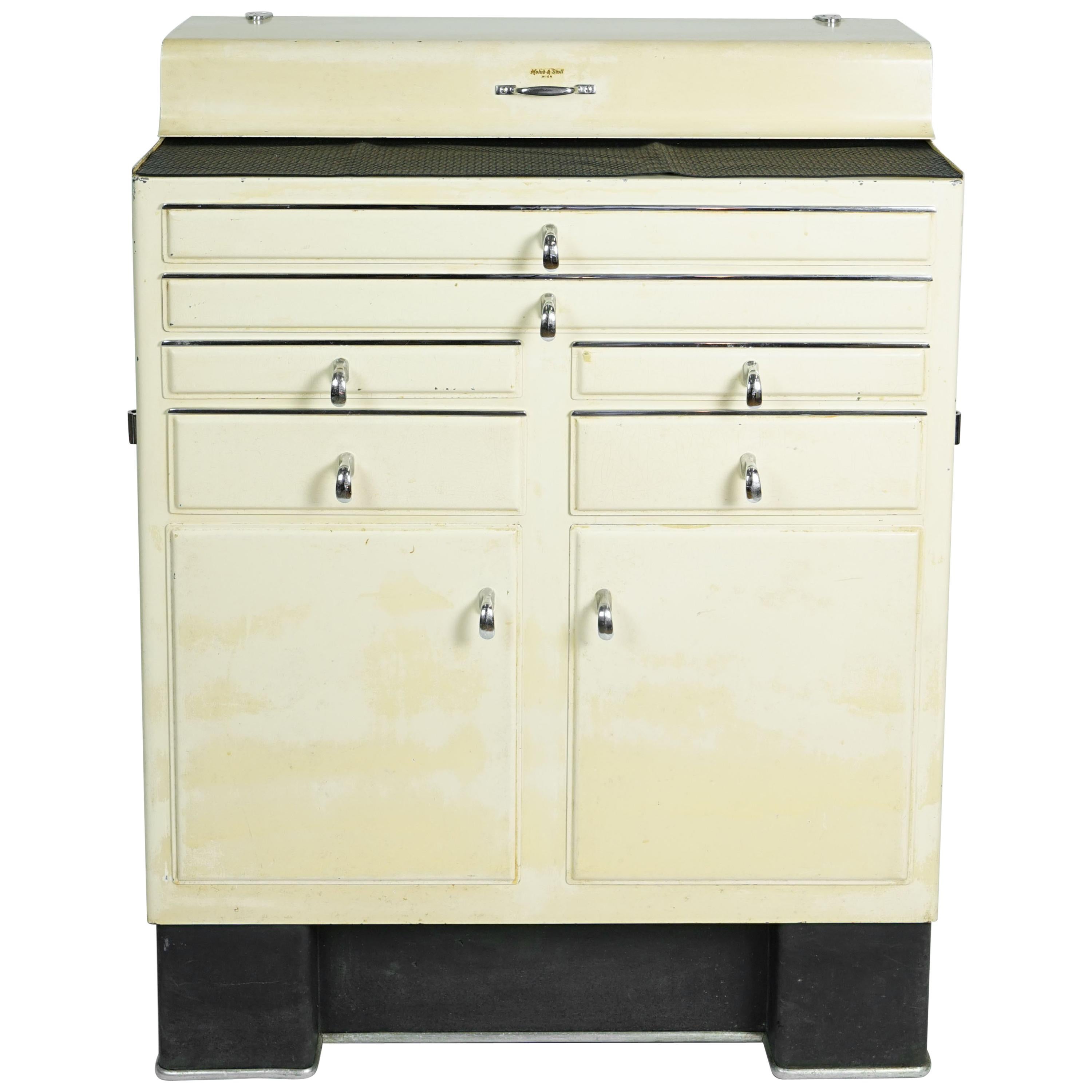 Holub & Stoll Medical Cabinet Vienna, 1950s For Sale