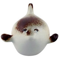 Gösta Grähs for Rörstrand, Rare Baby Seal in Ceramics