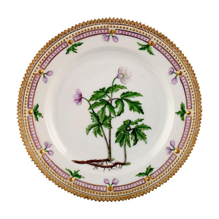 Royal Copenhagen Flora Danica Lunch Plate, Model Number 20/3550